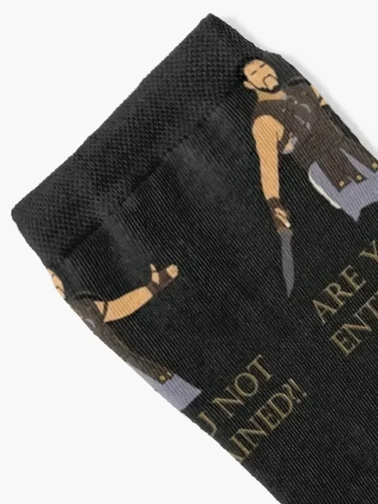 Are You Not Entertained?! Socks men cotton high quality gym FASHION Lots Socks Men's Women's