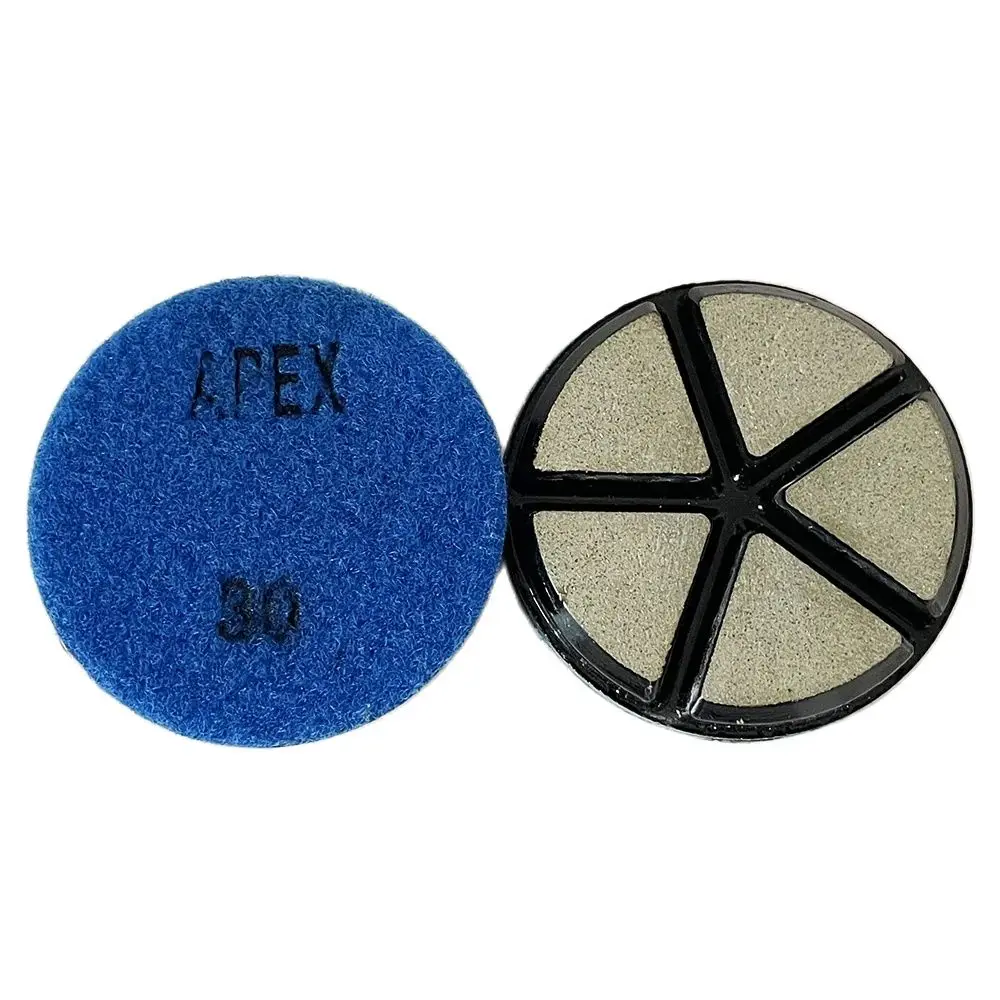 1Pc 3 Inch 80mm Epoxy Cured Floor Concrete Cement Refurbishment Polishing Diamond Grinding Block Grinding Disc Polishing Pad