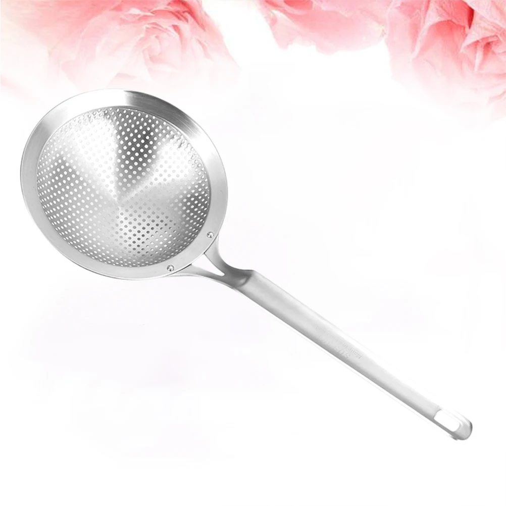 

Strainer Colander Fine Mesh Stainless Steel Kitchen Flour Sieves for Cooking Silver