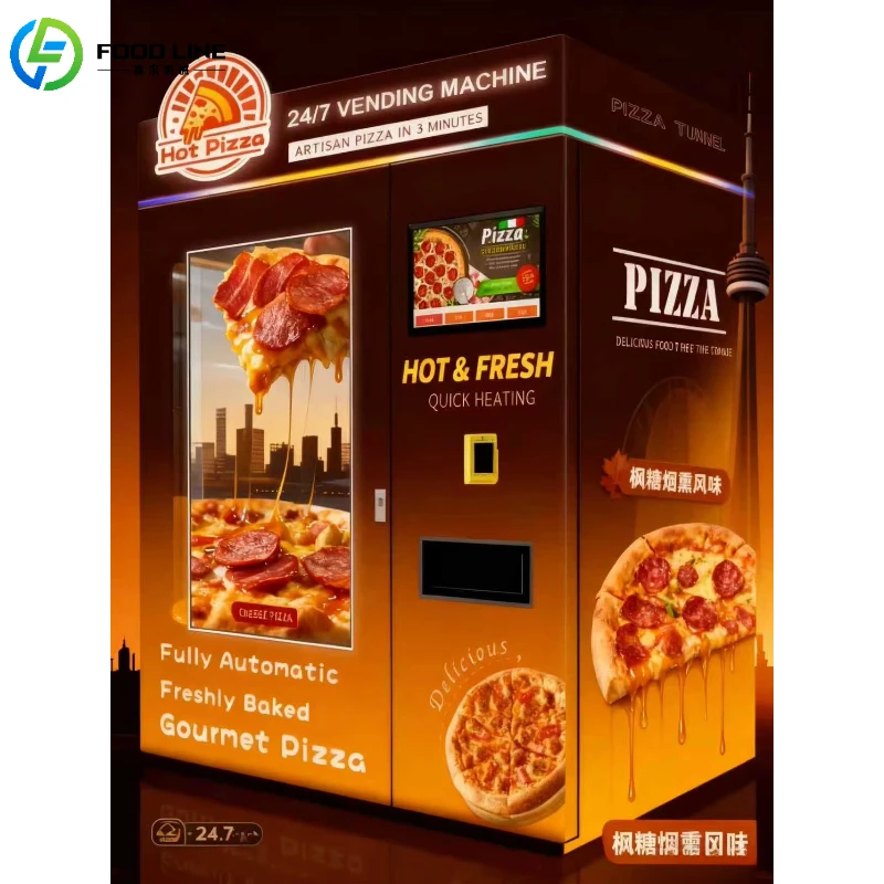 Automatic Pizza Vending Machine Pizza ATM Smart Pizza Kiosk Commercial Equipment Customized