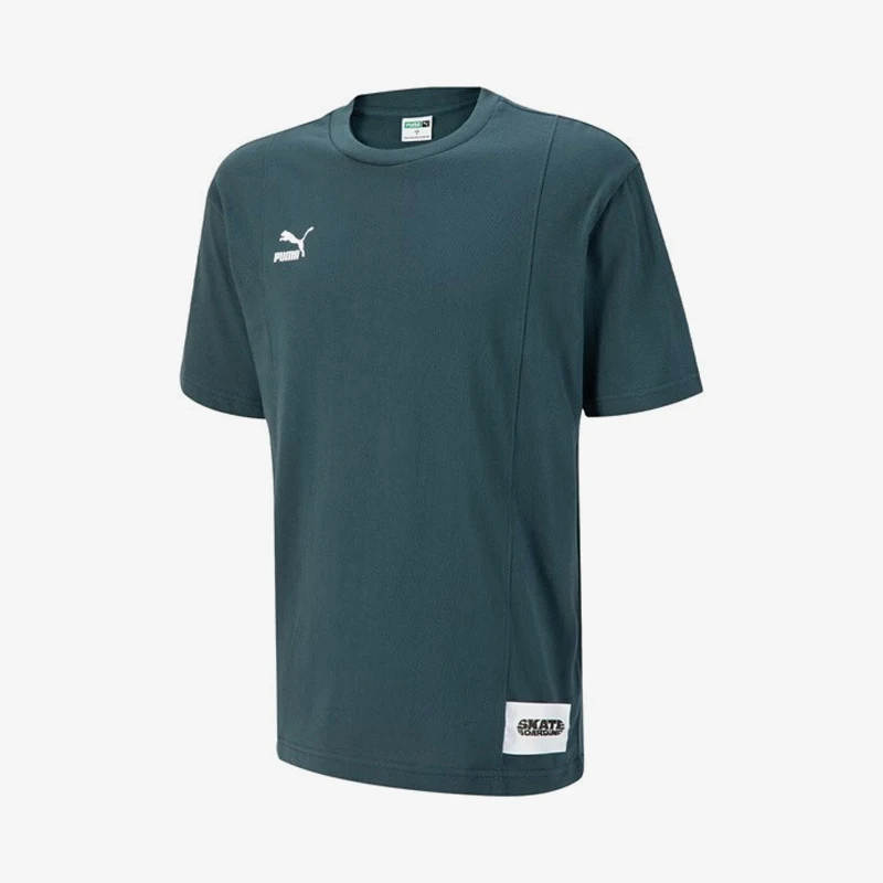 

Мужская дышащая повседневная футболка с короткими рукавами и принтом Puma Originals 620219-16