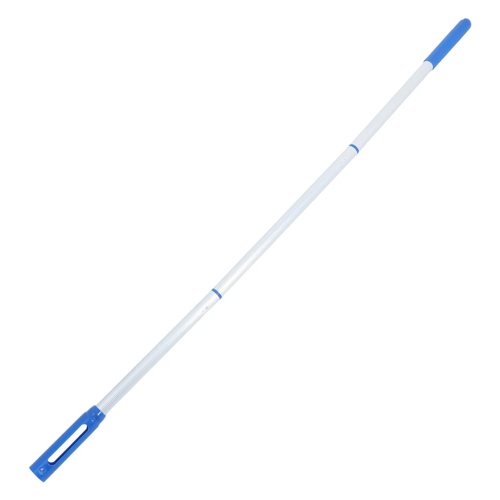 Detachable Aluminum Telescopic Swimming Pool Pole 3-Section Adjustable Length Pool Cleaning Tool for Skimming Various Depths