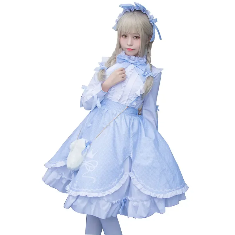 

Miracle Nikki Kawaii Lolita Dress Cute rabbit cosplay Costume