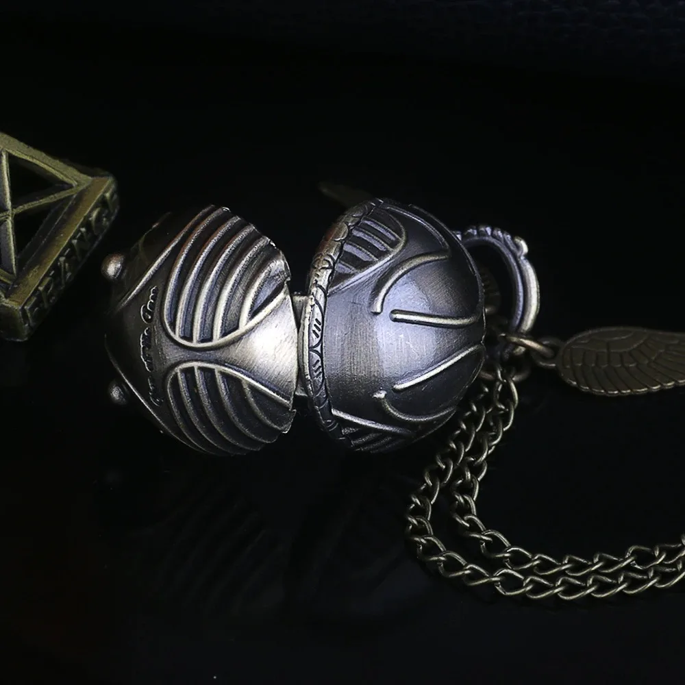 マジッククリエイティブスチームパンクペンダントクォーツ懐中時計ブロンズボールケースデジタルヴィンテージ腕時計男性と女性のギフトお土産