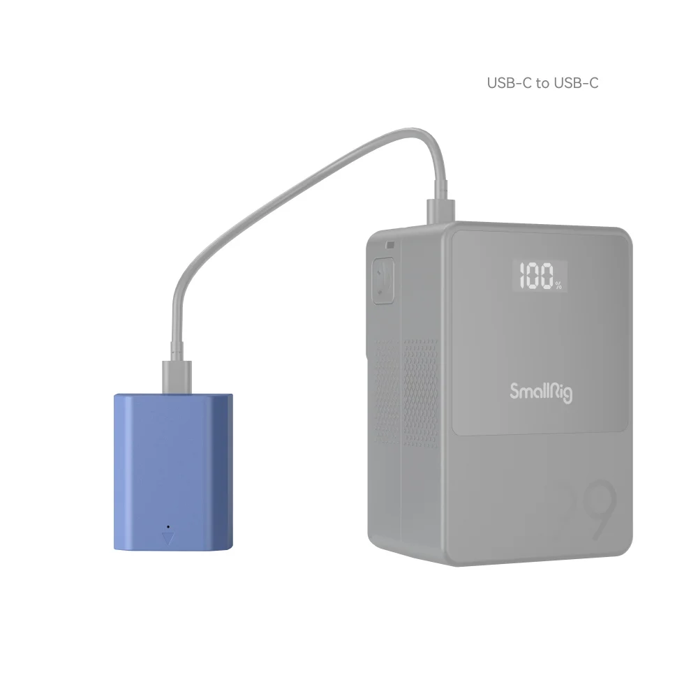 SmallRig 4264//4266/4267/4330/4331/4333 LP-E6NH NP-FZ100/W235/F970/FW50/F550 EN-EL15C/EL25 USB-C Rechargeable Battery