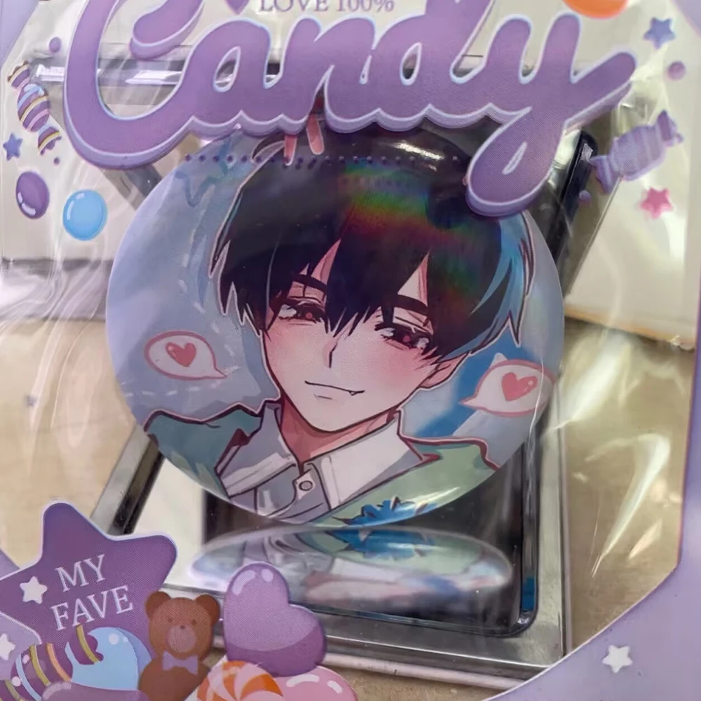 Anime Alien Stage Ivan Till Cospaly Badge Round Pins Unisex Collectable Brooches Bag Decoration Props