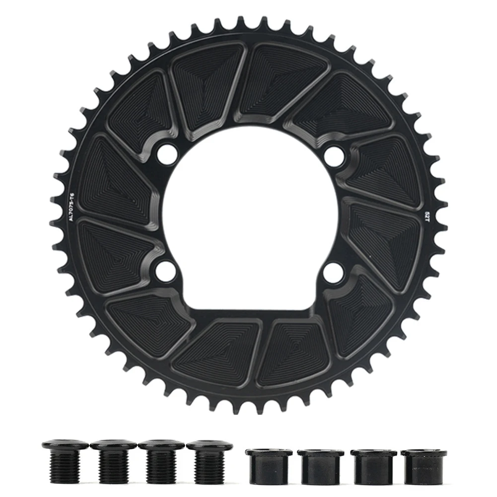 

Compatible Single Speed Bike Chainring at 110mm Size Crafted from Strong AL7075 Aluminum Alloy Ideal for Road Use