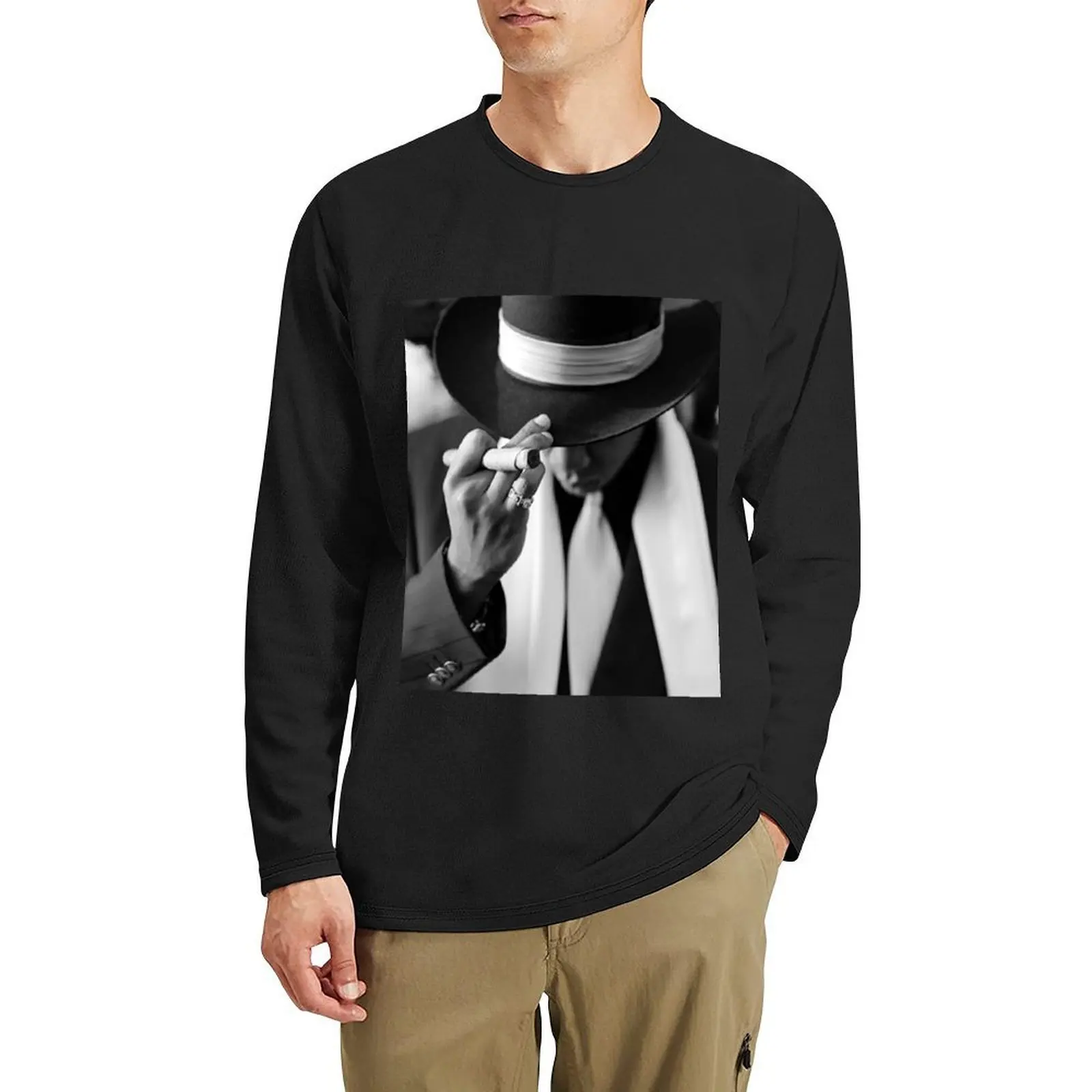 

Jay-z B/W Long T-Shirt shirts graphic tees sweat shirt plain t-shirt sports fan t-shirts mens plain t shirts