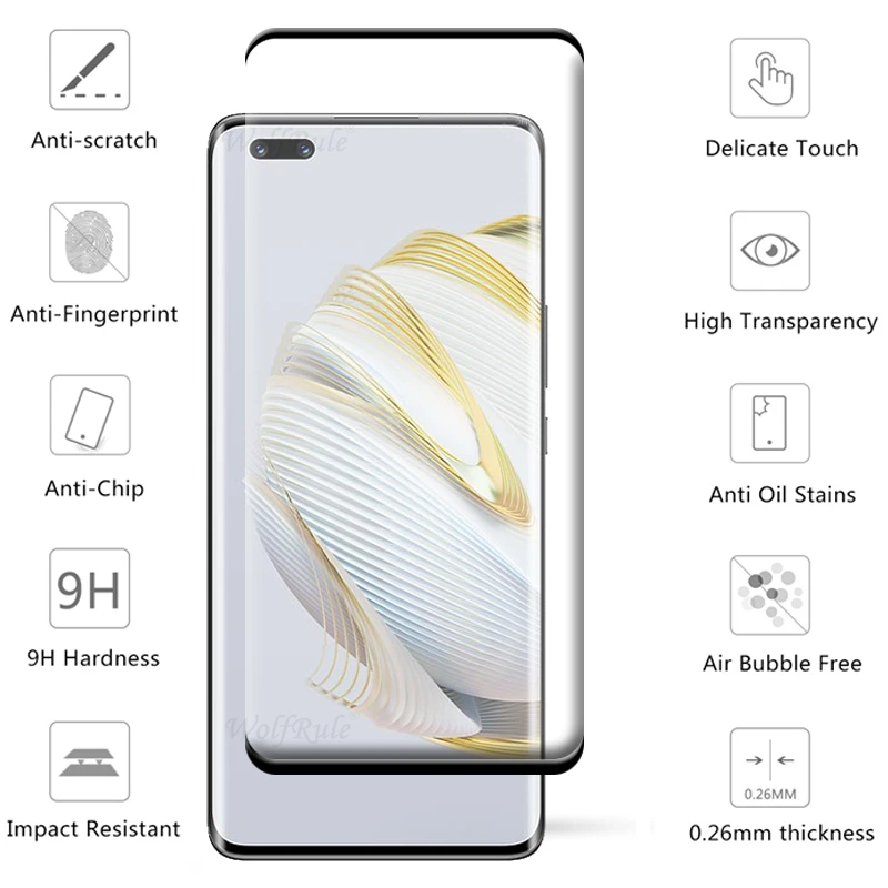 4-in-1 For Huawei Nova 10 Pro Glass For Huawei Nova 10 Pro Tempered Glass 9H Screen Protector For Huawei Nova 10 Pro Lens Film