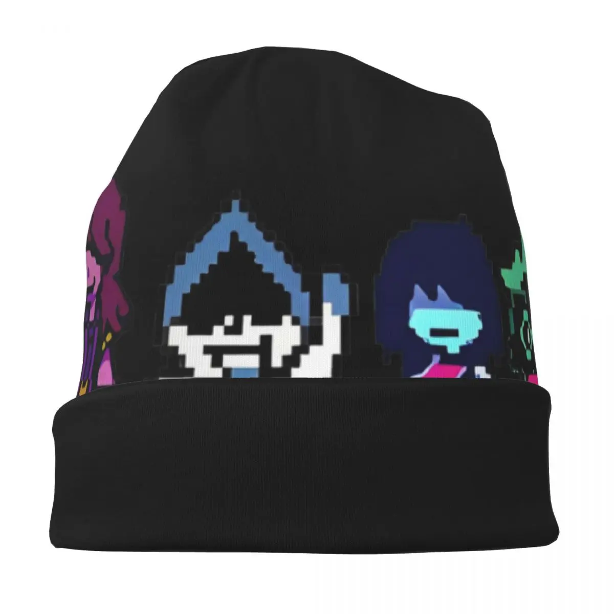 DELTARUNE - MAIN CHARACTERS Skullies Beanies Hat Hip Hop Unisex Street Caps Warm Thermal Elastic Bonnet