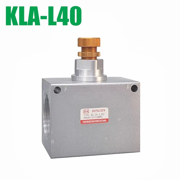 

The One-way Throttle Valve KLA-L40 Has Reliable Performance for Industrial Use