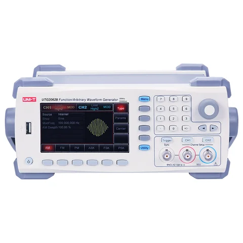 UNI-T UTG2062B UTG2122B  60MHz Function/Arbitrary Waveform Generator 2 Channels 320MS/s Sampling Rate
