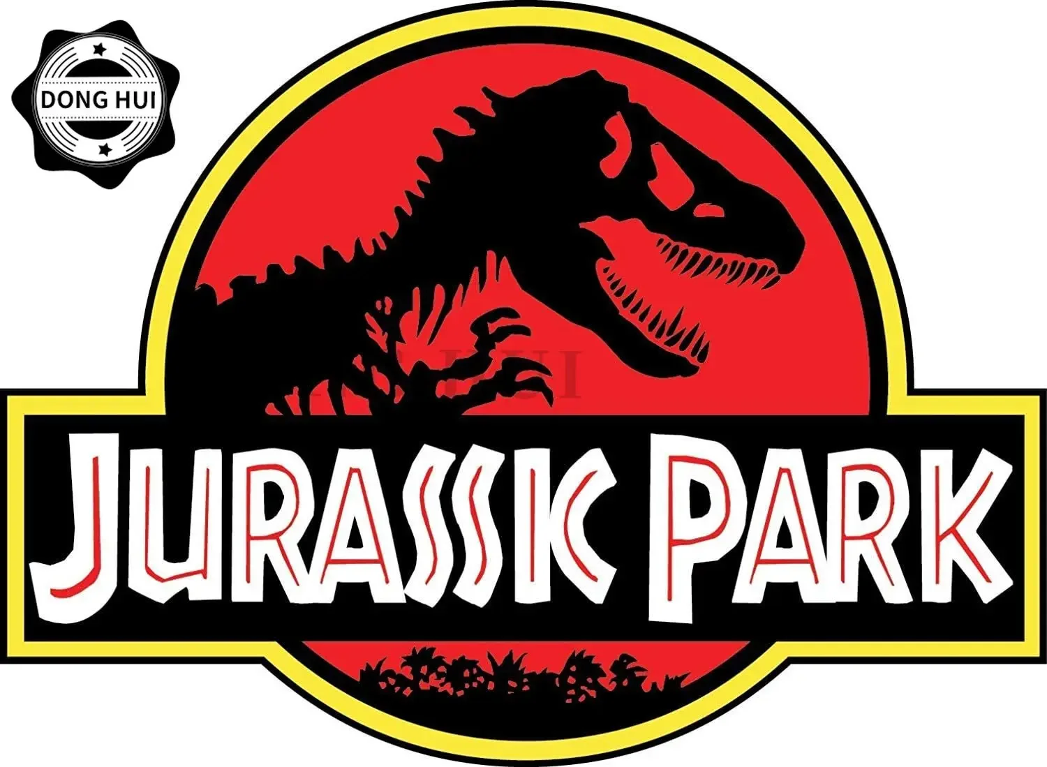 Bunte Jurassic Park Autoaufkleber Tasse Gitarre Laptop Camper Motocross Skateboard Telefon Koffer Aufkleber