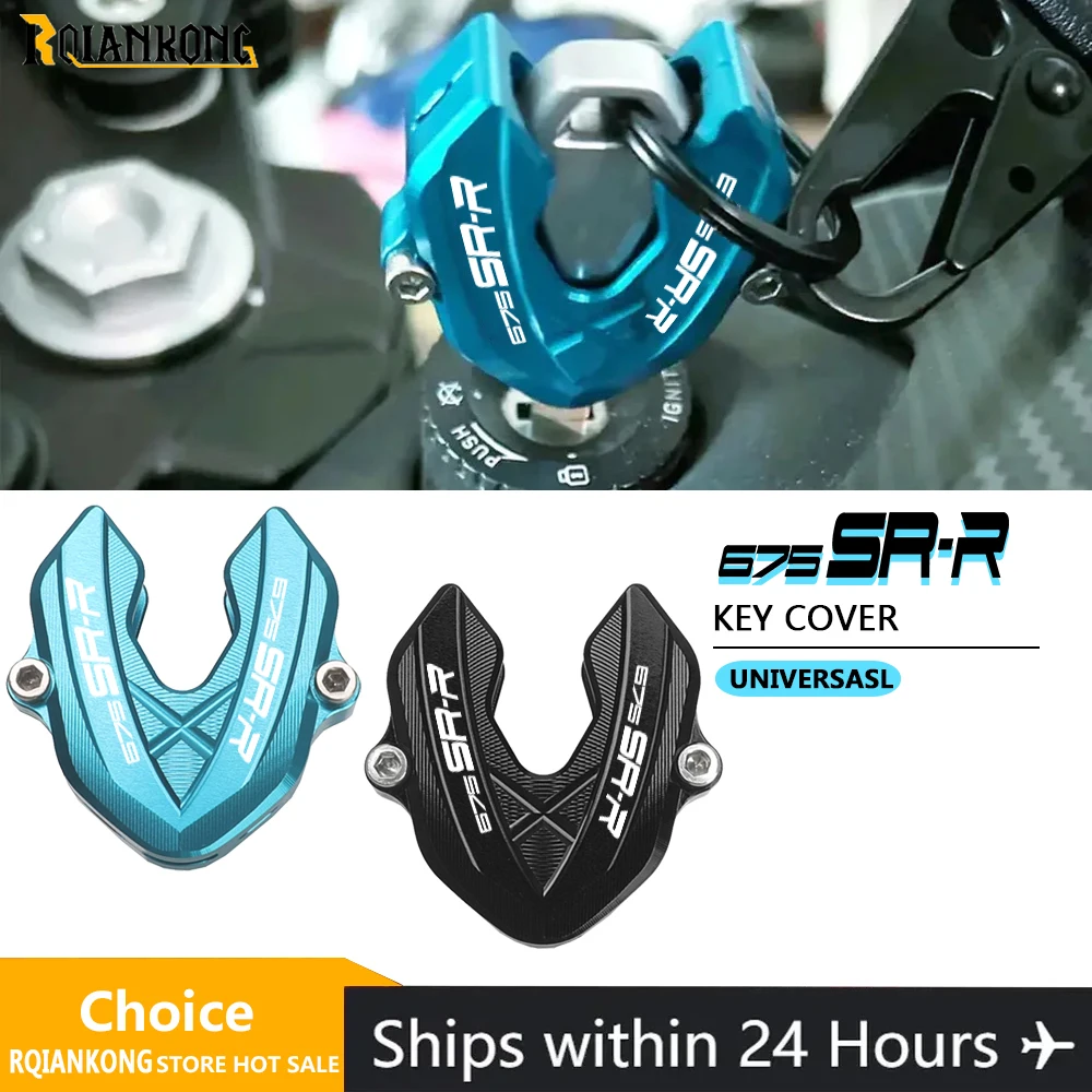 ل CFMOTO CF MOTO 675SRR 675SS 675NK 675 SS SRR NK 675 2024 2025 دراجة نارية الملحقات مفتاح غطاء غطاء مفتاح قذيفة حماية #1