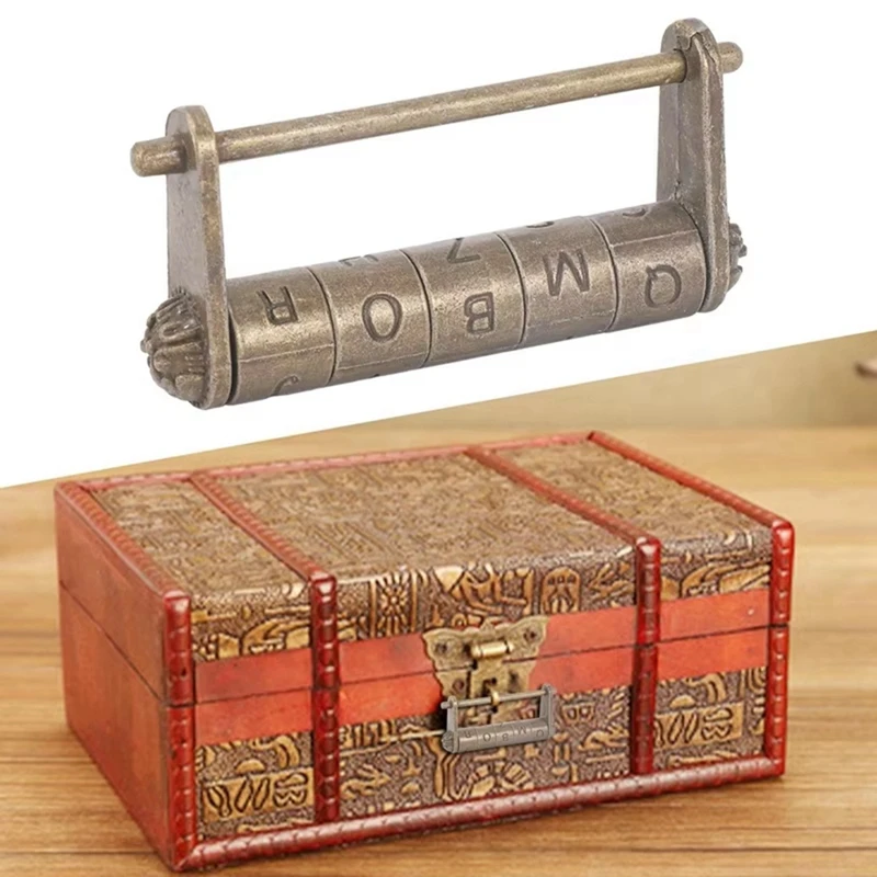 Antique Chinese Lock Combination Lock Decorative Lock Lock Jewelry Box Lock Suitable For Cabinet Drawer