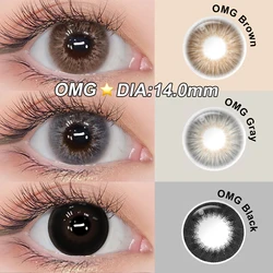 (0.00~-6.00) MAGISTER 14.0mm OMG Color Contact Lenses With Power Simulate Natural Pupil Colored Contact Lenses For Eyes 6 Months