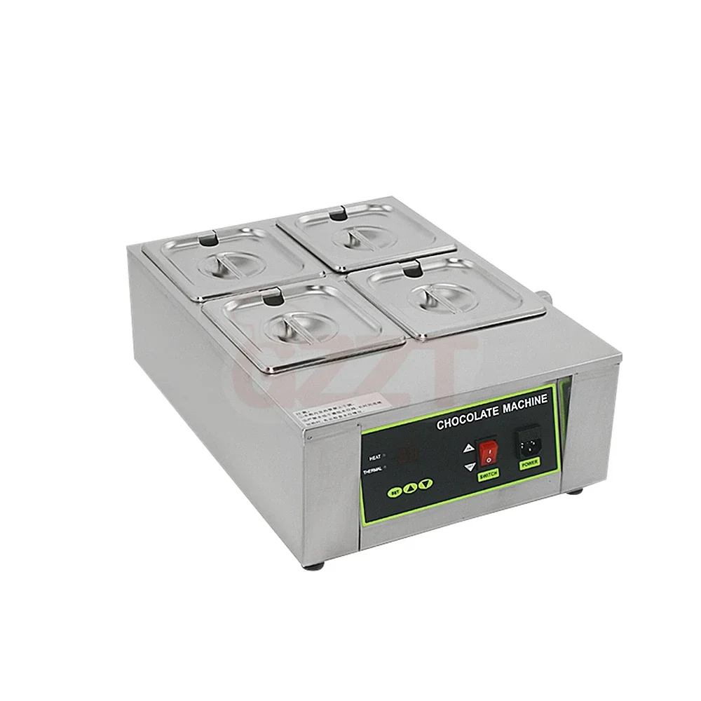 Large Capacity 8KG 1000W Electric Chocolate Tempering Machines Melting Pot Warming Fondue For Chocolate Making Machine