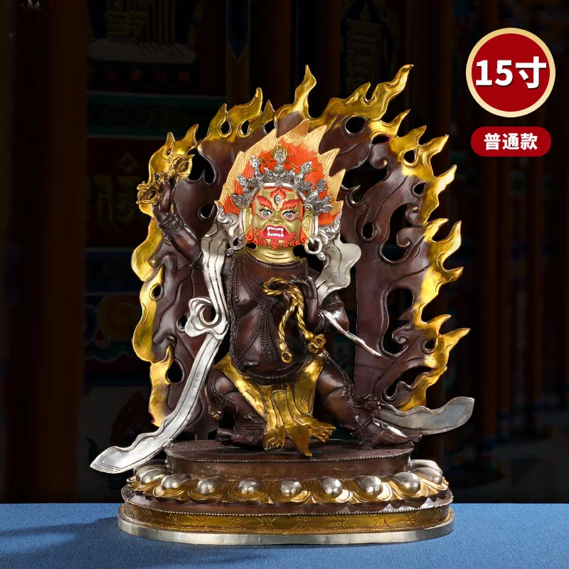 45 large Huge Asia Buddhism home temple family brass gilding Vajradhara Vajrapani Buddha statue bless Safety good luck