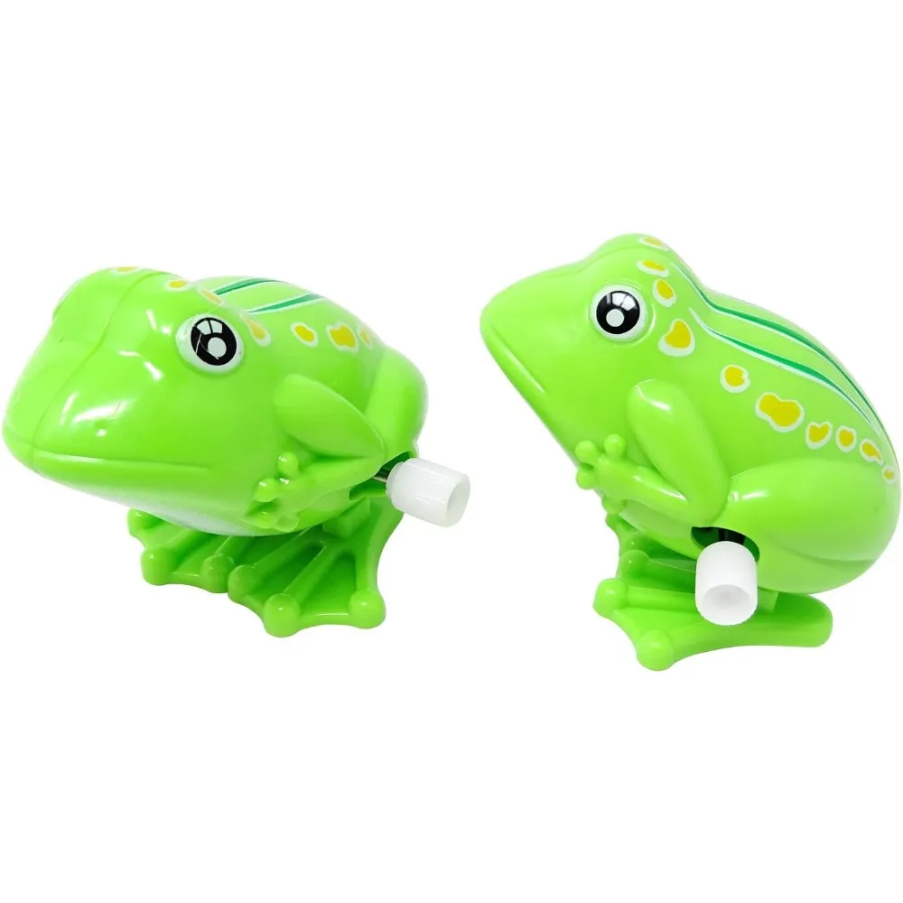 

1 pc Cute Nostalgic Jumping Frog Toys with Clockwork Wind Up Frog Plastic Jumping Animal Classic Educational Clockwork Toy