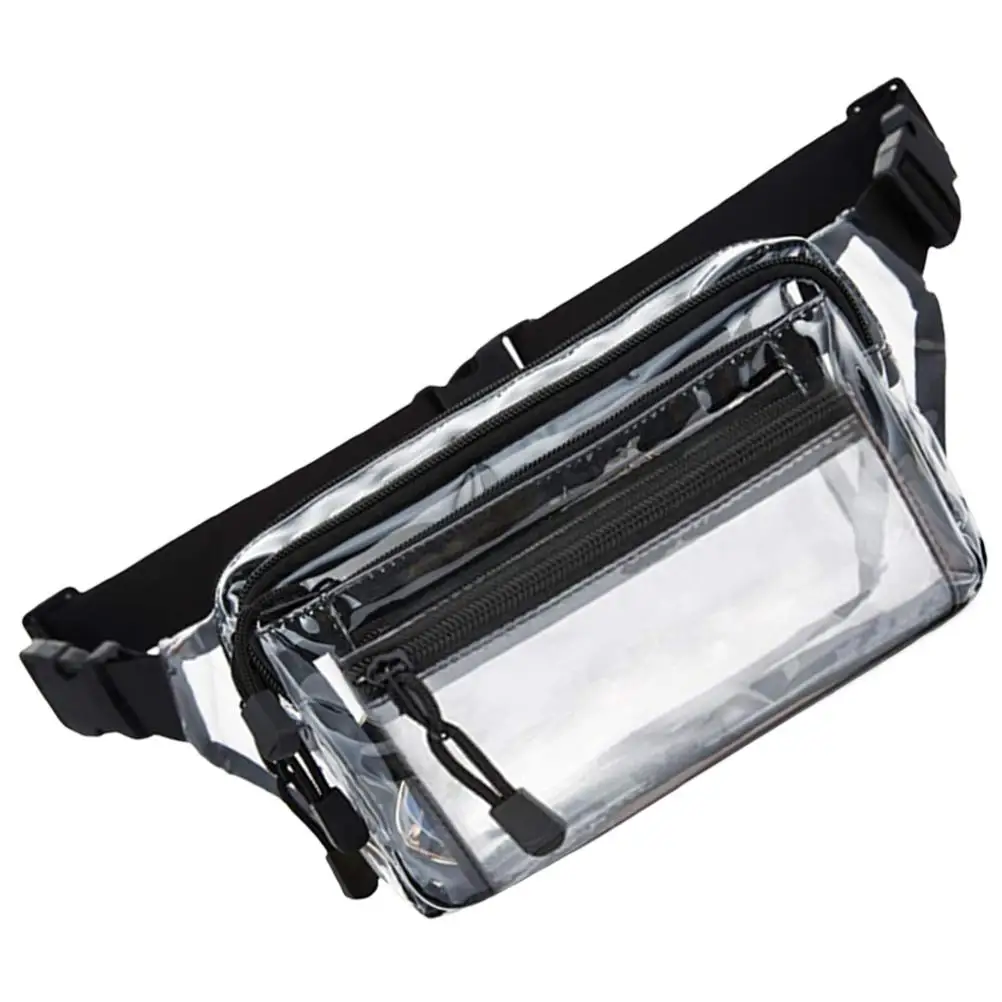 

Outdoor Sports Sports Supplies Bag Waterproof Wear-resistant Portable Clear Fanny Pack Transparent Waist Pouch for Men