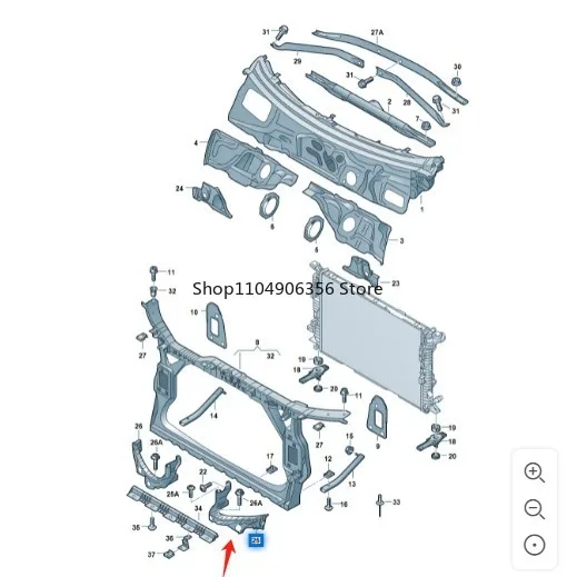 

for Audi A4 B8.5 B8 PA 2013 2014 2015 2016 8K0805607B 8K0805608B Auto Front Left Right Headlamp Bumper Support Bracket