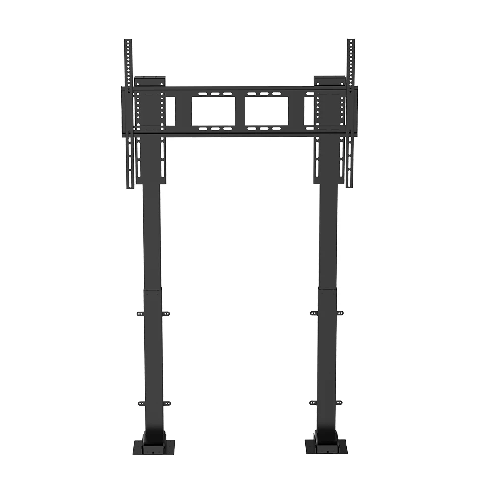 Remote Control Height Adjustable Remote Motorized TV 65''-100'' TV  Floor Stand TV Lift for Home and Working