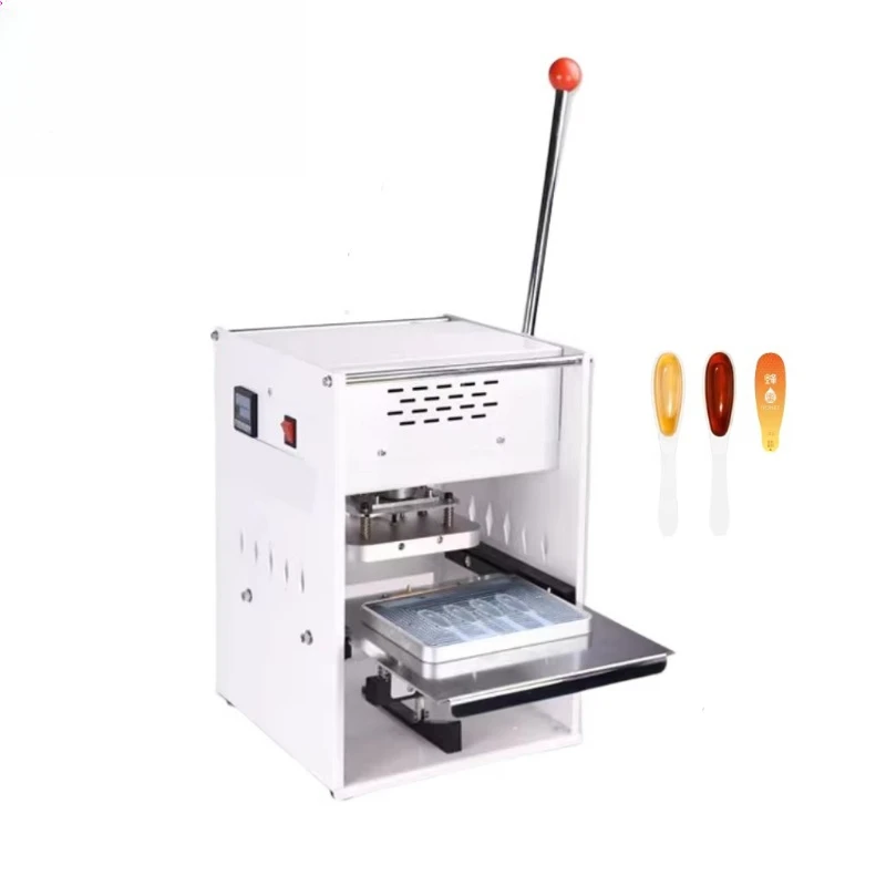 Manual and easy-to-operate honey spoon sealing machine