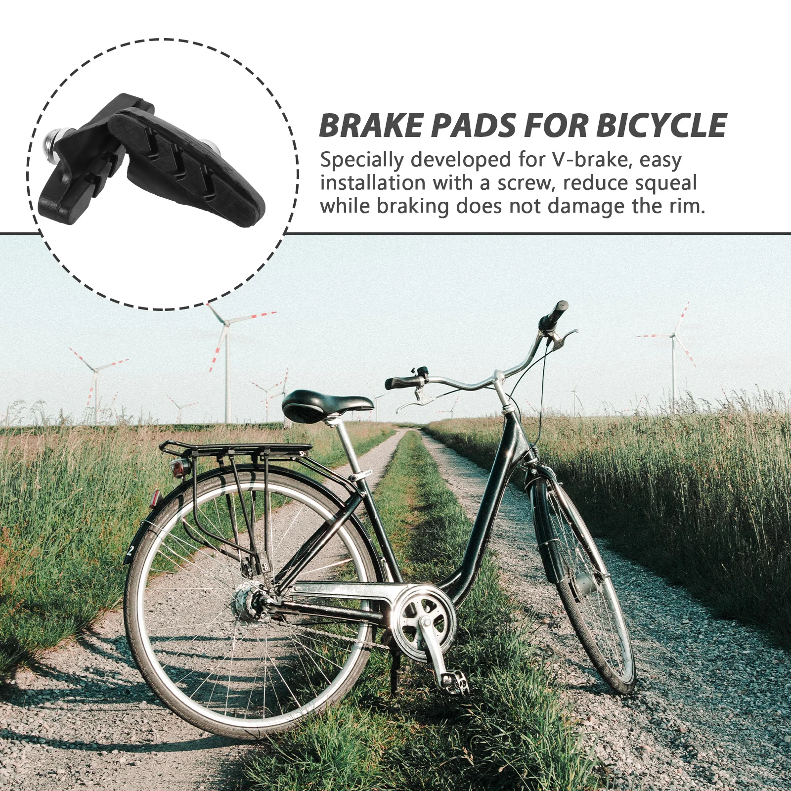 2 stuks racefiets remblokken blokken set rubberen groeven voor fietsen remmen in nat weer duurzaam compatibel met de meeste velgen