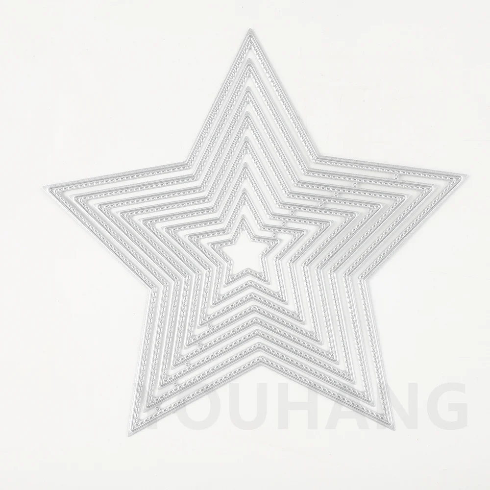 Star Dies Metal Cutting Dies DIY For Scrapbooking Dies Cut Handmade Stencil Craft Mold Mould Model Decor Template