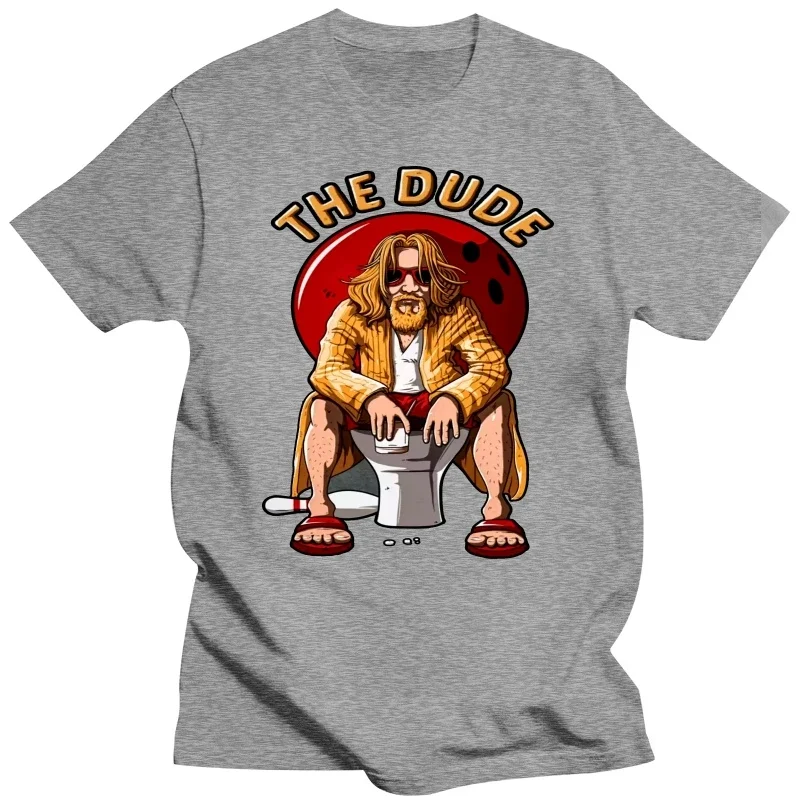 Movie The Big Lebowski The Dude Wholesale T-Shirt Men Graphic Men Unique T-Shirts Printed Tops T Shirt for Men Cotton Tshirt