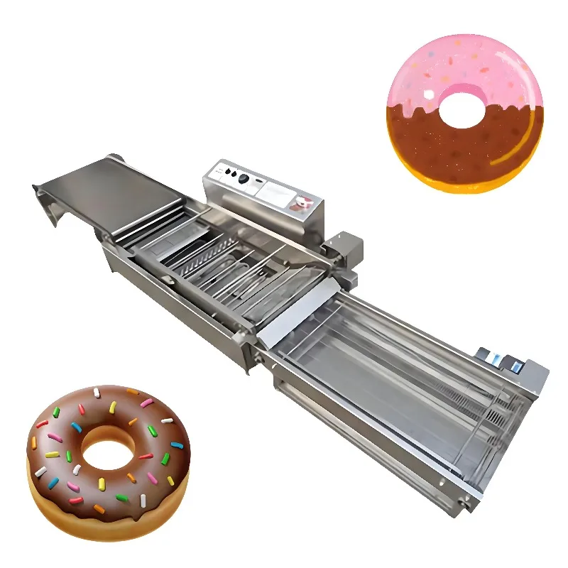 Customized doughnut mass‑production fryer donut industrial conveyor line for pastry manufacturer daily commercial production