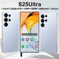 S25 Ultra 2025 New Smartphone HD Android 14 Mobile Phone Snapdragon 8 gen 3 Cellphone 5G Dual SIM 7800mAh Unlocking Cell Phone