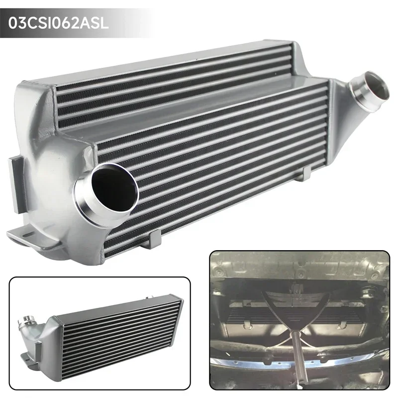 العلامة التجارية الجديدة المبرد EVO 2 لسيارات BMW 1/2/3/4 Series F20 F22 F32 F34 F36 125i 228i 316d 330d أسود/فضي