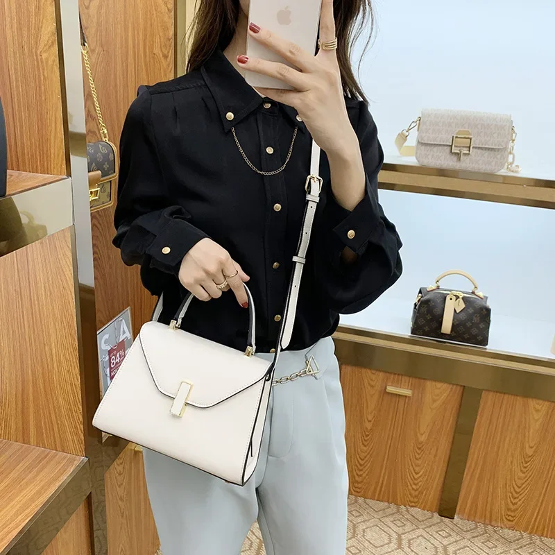 2024 New Style Fashionable High-end Feel Single Shoulder Bag Women's Handbag Crossbody Bag Small Square Wristlets