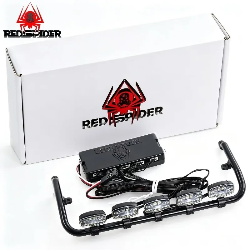 1/14 RC Truck Roof Spotlight Multi-Mode Front Spotlight For 1/14 Tamiya Truck Trailer SCANIA 770S Car Toys Model DIY Accessories