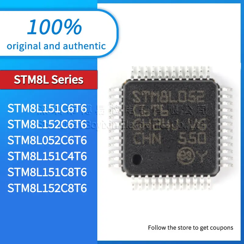 

STM8L152C8T6 STM8L052C6T6 STM8L151C8T6 STM8L151C4T6 STM8L152C6T6 STM8L151C6T6 Black casing