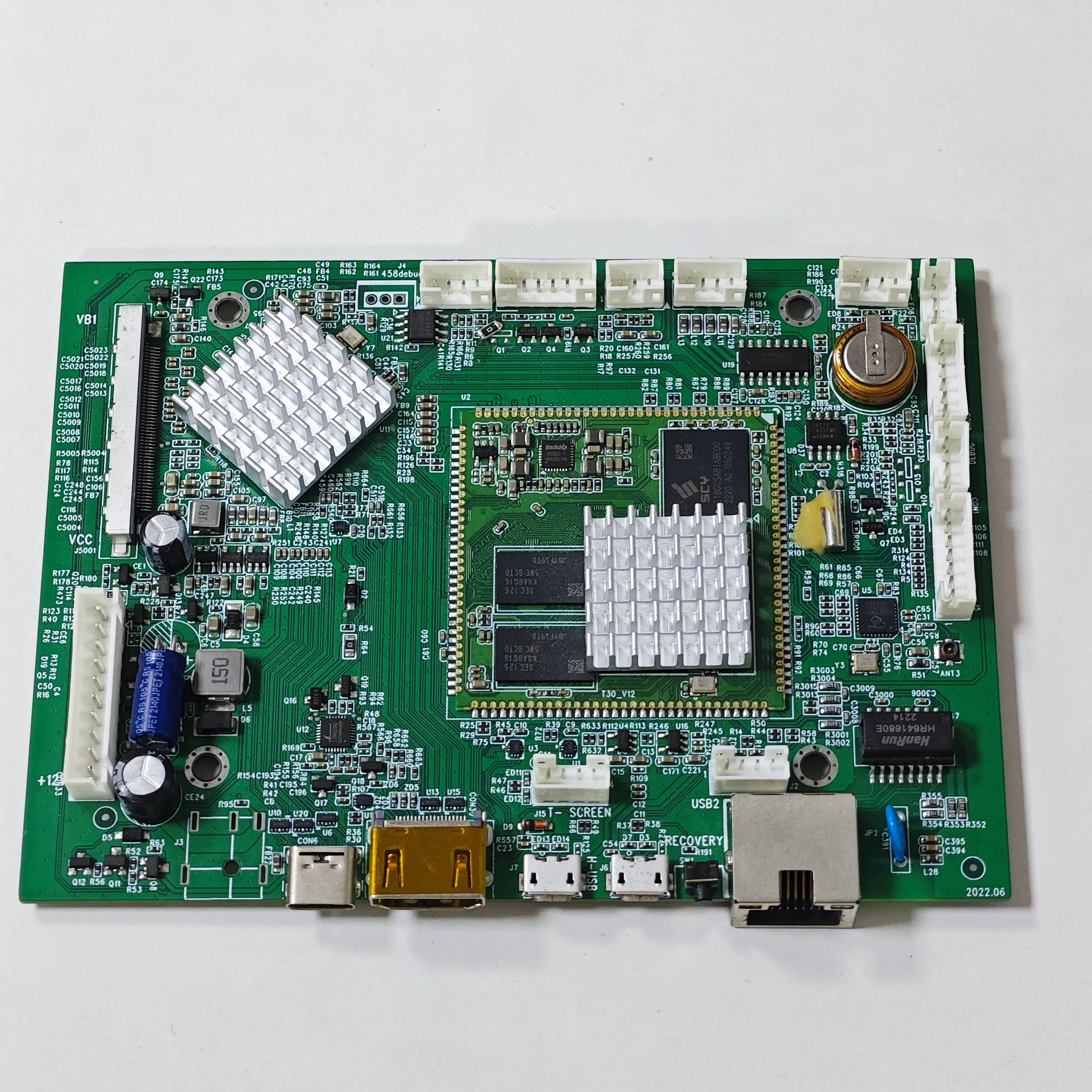 4K Android board VBO EDP MPI FPC LVDS controller board for digital signage advertising driving