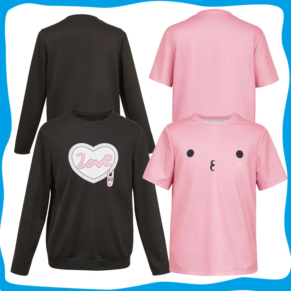 

Футболка для косплея Kirarazaka Marina/Takopii, костюм для мужчин и женщин, 2021, аниме Takopii Cos Genzai, карнавальный костюм на Хэллоуин