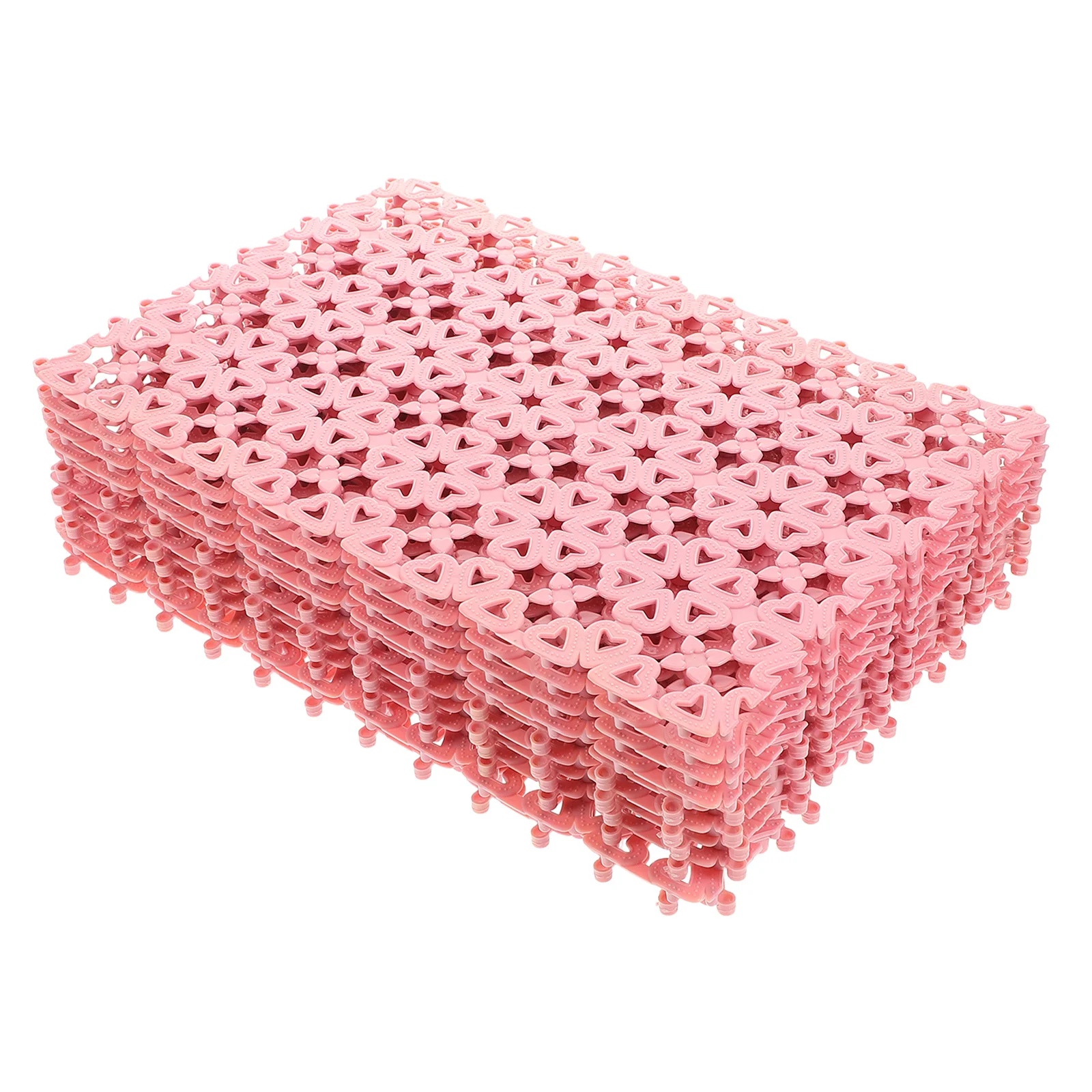 

10pcs Rabbit Cage Mat Floor Plastic Bunny Resting Pad Hole Durable For Chinchilla Ferret Small Animals Litter Box Tray Pet Cage