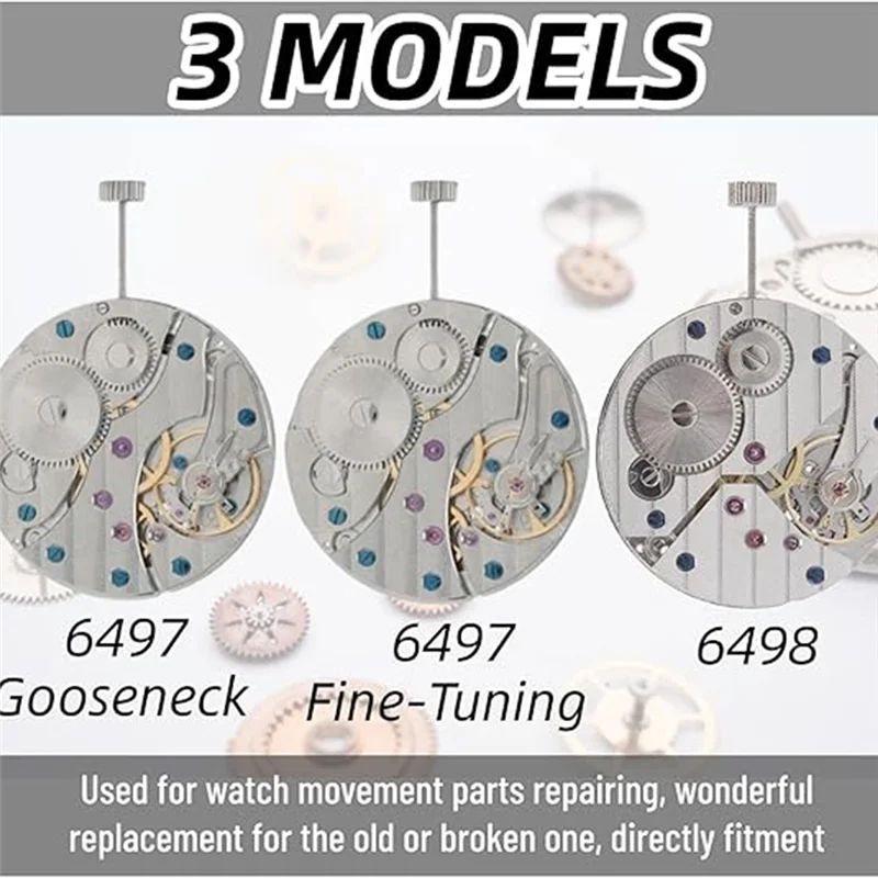 

Watch Movement Replacement Part, Automatic Mechanical Watch Movement For Repairing Maintenance