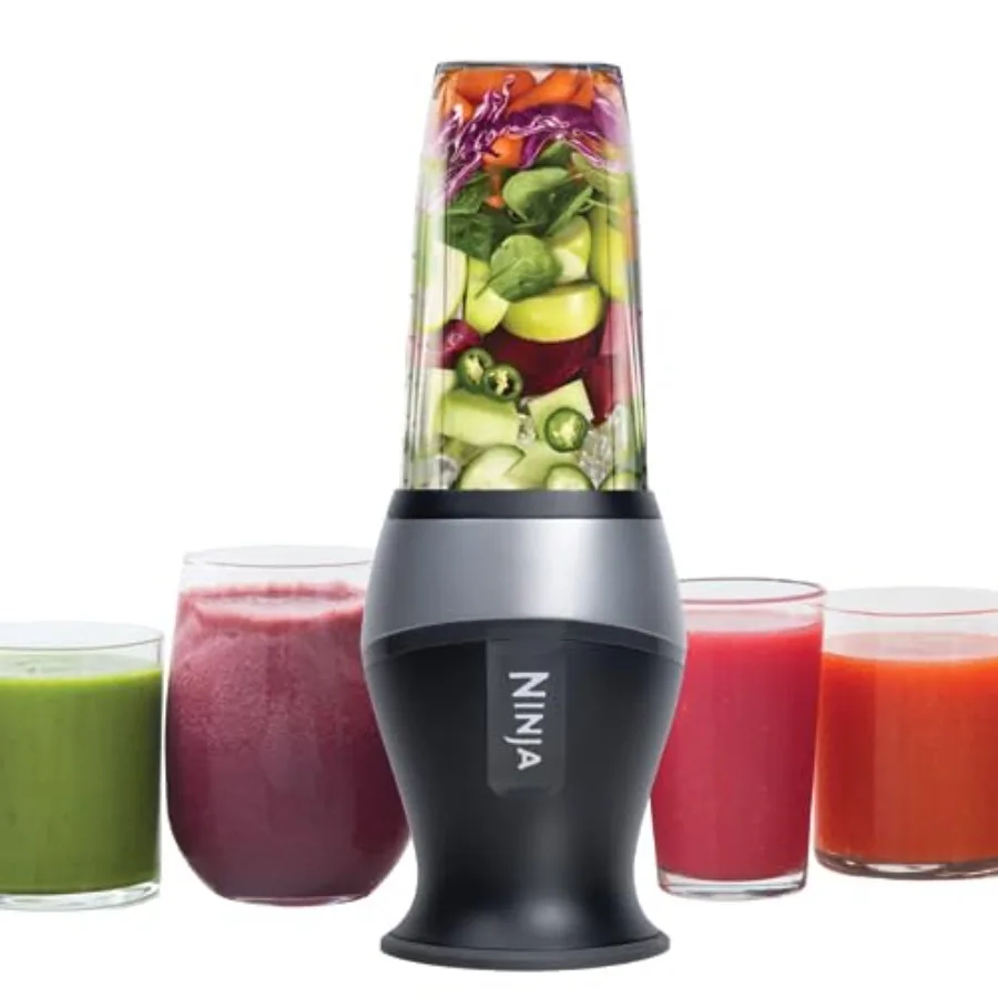 Fit Compt Personal Blender Porble Blender for-Smooies Shakes Food Prep and zen Blendin700-Watt Base 2 6-oz. Cups and Spout Lids