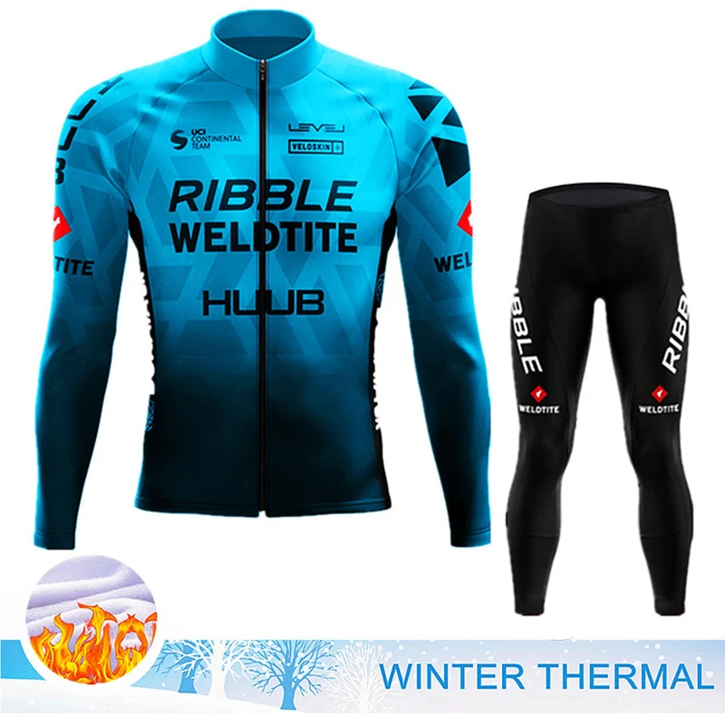 

2026 RCC HUUB team winter Cycling Jersey Set Bicycle Sportwear Suit MTB Uniform Ciclismo Road Bike Clothing Bicicleta