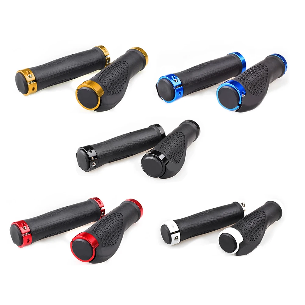 

1 Pair Rubber Bike Handlebar Grips 13.2cm for 0.79-0.98inch (2-2.5cm) Diameter Handlebar 5 Colors Bicycle Parts Accessories