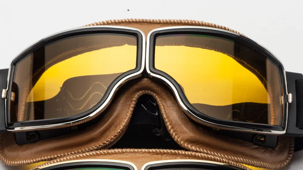 Vintage Locomotive Pilot Goggles Premium Sense Goggles