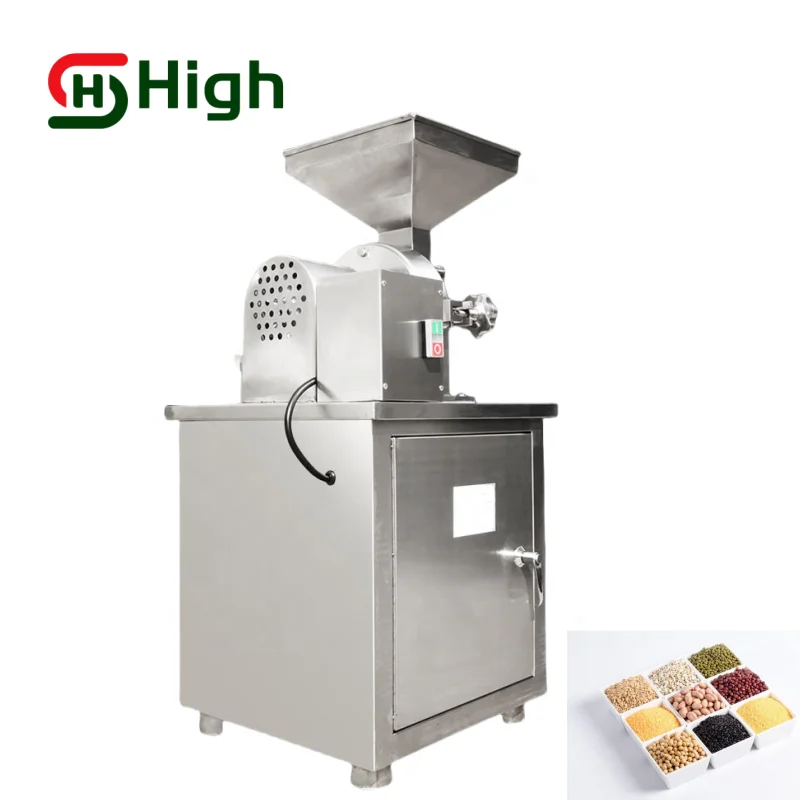 

Stainless Steel Cassava Corn Seed Grain Maize Rice Oat Wheat Fine Mill Flour Powder Grinder Making Grinding Milling Machine