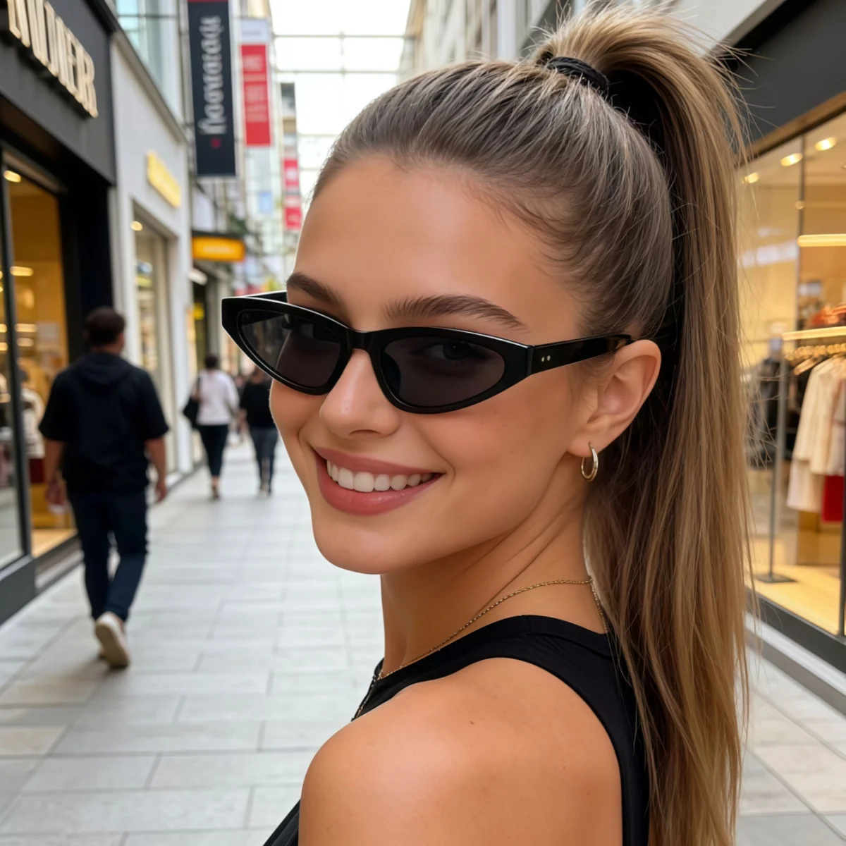 European and American retro style unisex Y2K unisex fashionable glasses trend versatile summer sun shading and UV protection lig