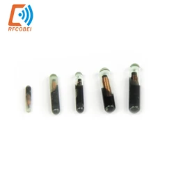 50pcs 2.12x12mm/1.4X8MM/1.25X7MM pet identification injectable microchip for animal id, ISO 11784 FDX-B microchip pet rfid