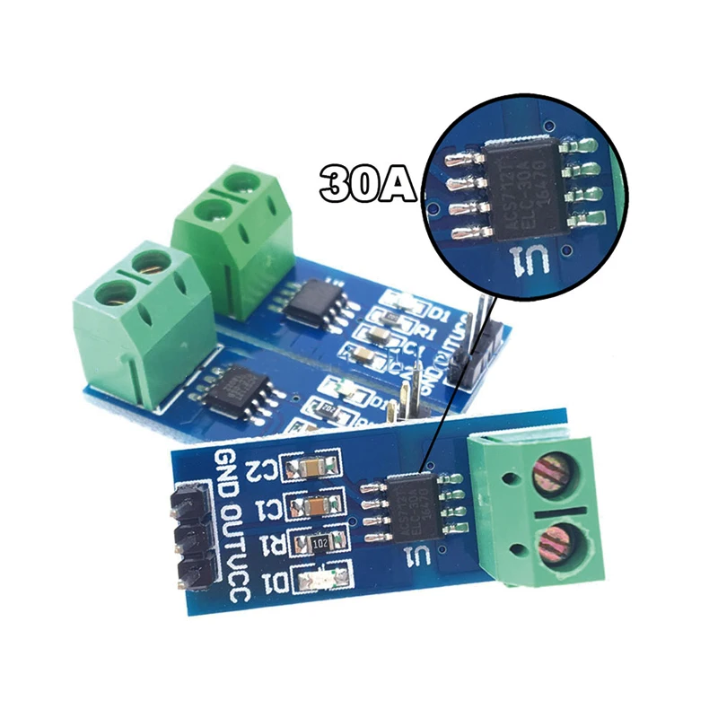 Obrázek 5: ACS712 5A 20A 30A dosah hala proud senzor modul pro arduino ACS712-30A ACS712-20A