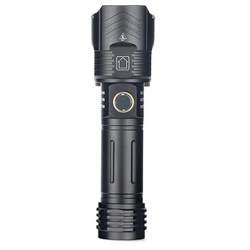 XHP90 9-Core LED Flashlight Zoom USB Rechargeable XHP90 Torch IPX4 Waterproof Flash Lamp 18650 26650 Handheld Light