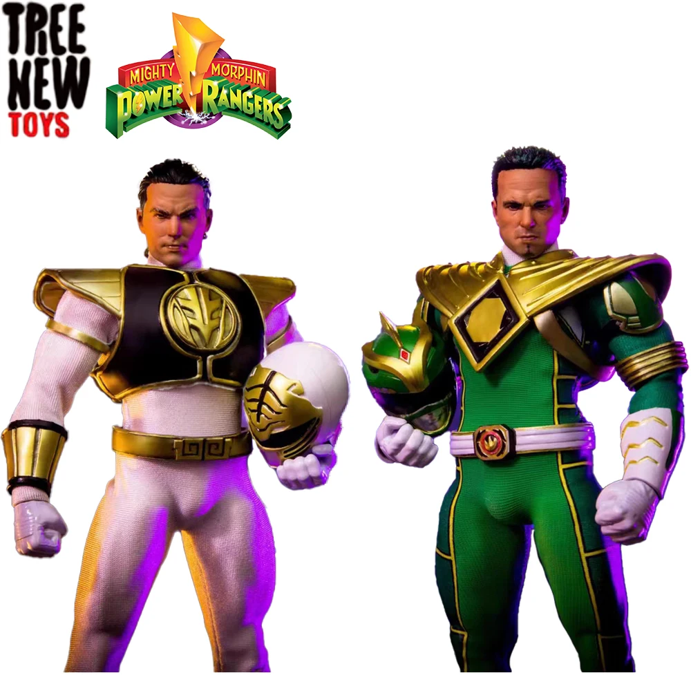 In Stock Original Three Newtoys Mighty Morphin Power Rangers Green Dragon Ranger Tiger Ranger 1/12 Action Figures Model Toys